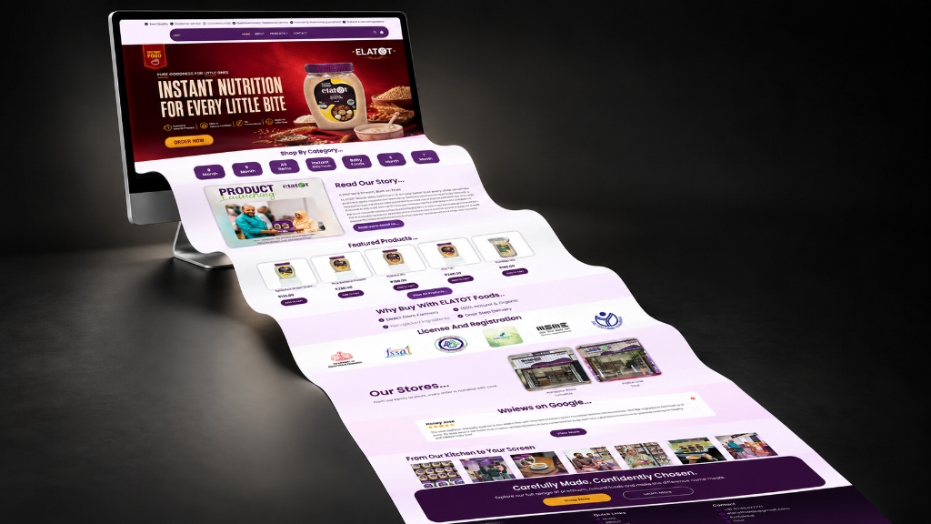 Elatot Foods E-commerce Website