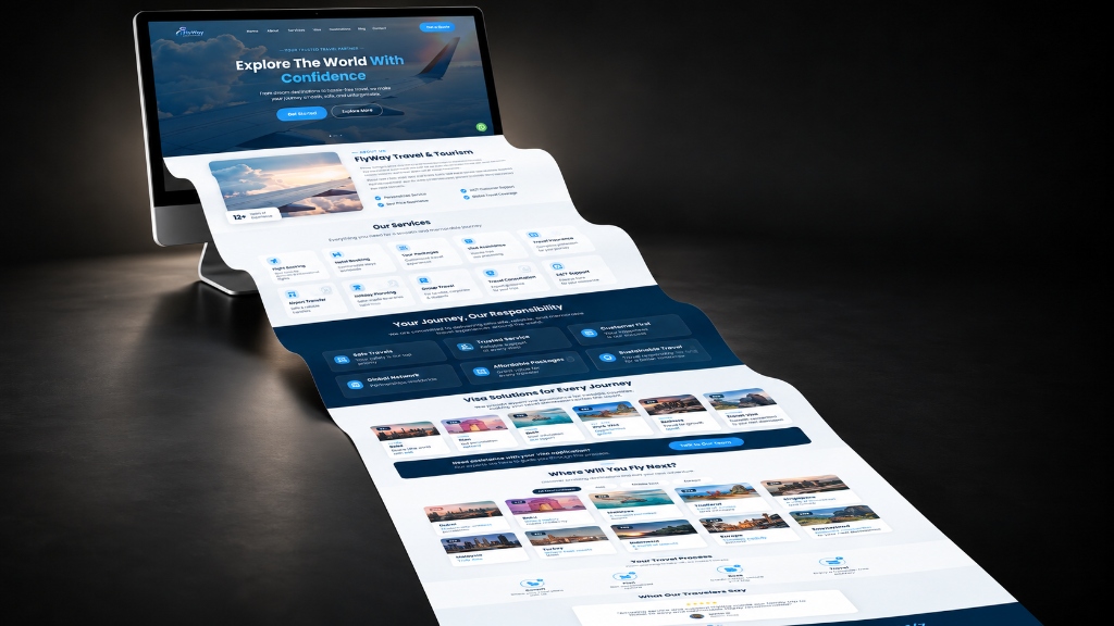 FlyWay Travel & Tourism Website